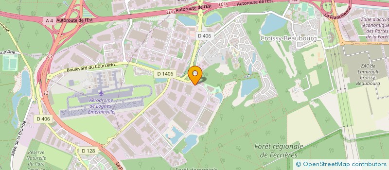 localisation de l'entreprise POLYTRANS SERVICE à CROISSY-BEAUBOURG