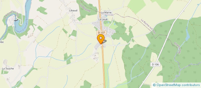 localisation de l'entreprise POLYTRANS VENDEE  SAINTE-HERMINE