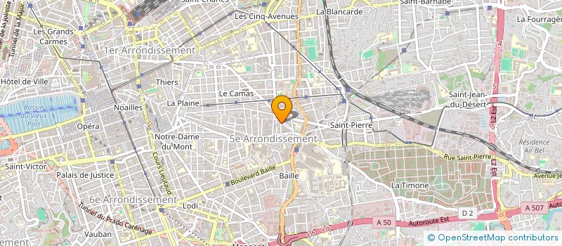 localisation de l'entreprise POLYTRAV à MARSEILLE