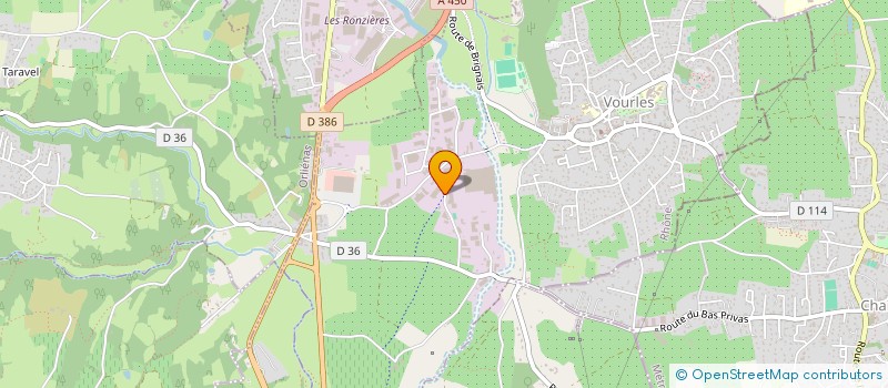 localisation de l'entreprise POLYTROPIC à VOURLES