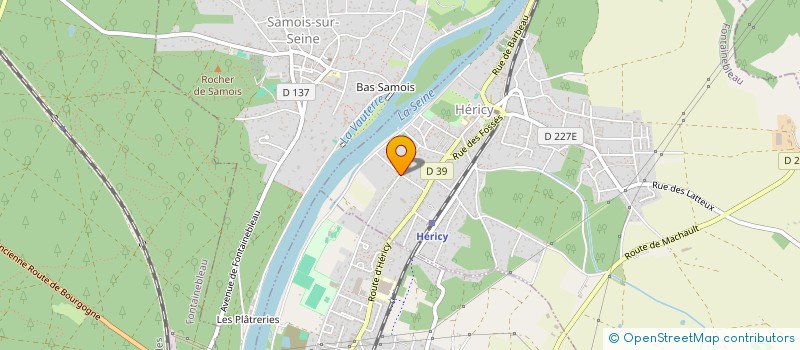localisation de l'entreprise POLYVALENCE STRUCTURES INGENIERIE  HERICY