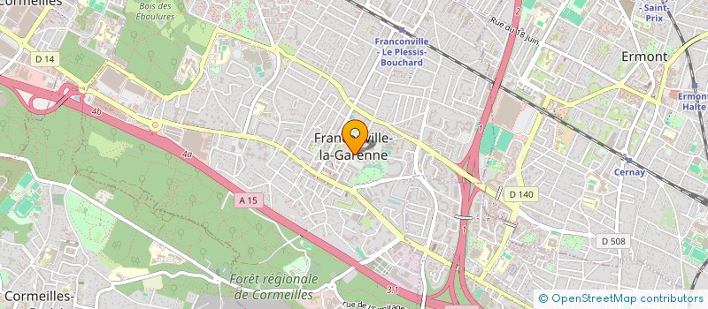 localisation de l'entreprise POLYVALENCES 95  FRANCONVILLE