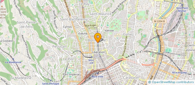 localisation de l'entreprise POLYVALENTE à NICE