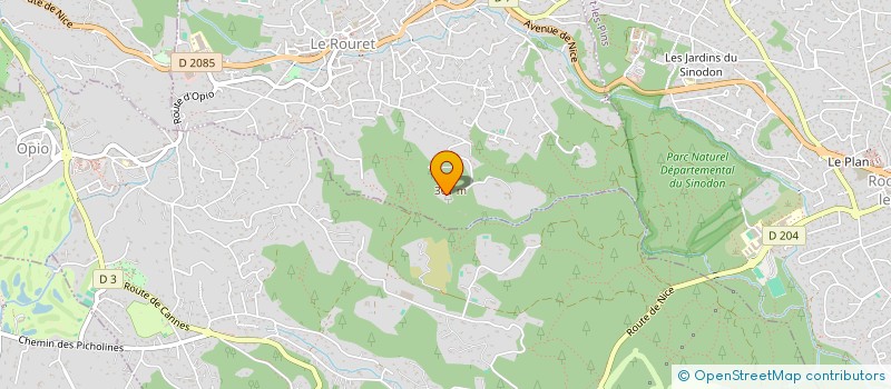 localisation de l'entreprise POLYVELEC à LE ROURET