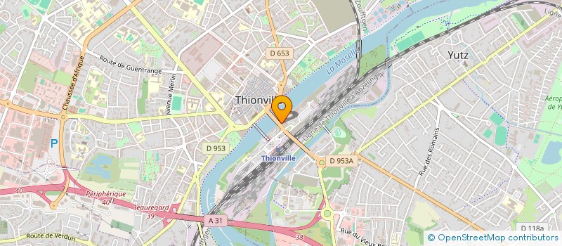 localisation de l'entreprise POLYVISION à THIONVILLE