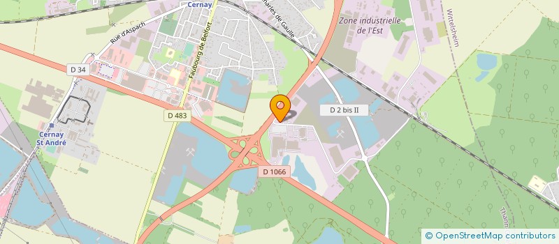 localisation de l'entreprise POLYVLIES FRANCE à CERNAY