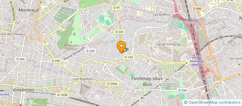 localisation de l'entreprise POLYVOCE  FONTENAY-SOUS-BOIS