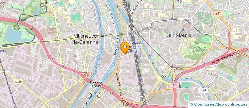 localisation de l'entreprise POLYWORK à SAINT-DENIS