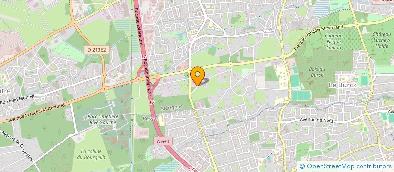 localisation de l'entreprise POLYWS  MERIGNAC