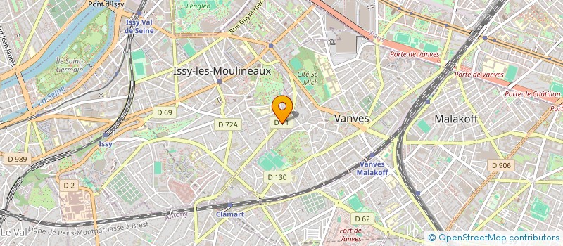 localisation de l'entreprise POLYXEL à ISSY-LES-MOULINEAUX