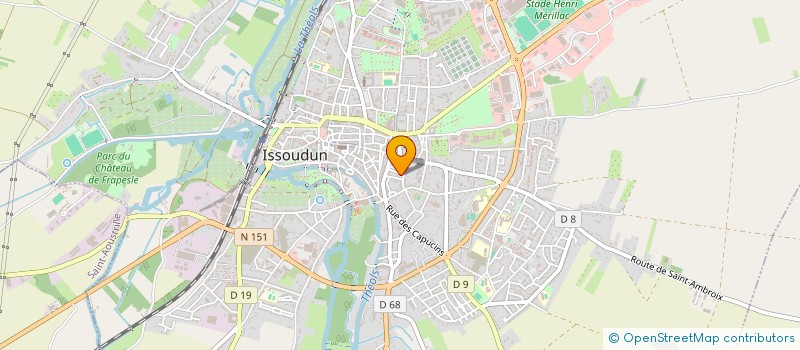 localisation de l'entreprise POLZER SASU à ISSOUDUN