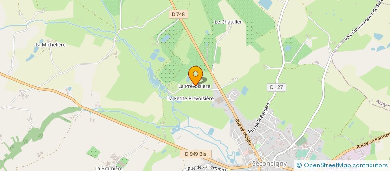 localisation de l'entreprise POM 2 SEVRES  SECONDIGNY