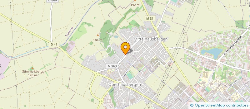localisation de l'entreprise POM à OBERHAUSBERGEN