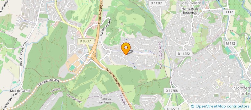 localisation de l'entreprise POM  SAINT-GELY-DU-FESC