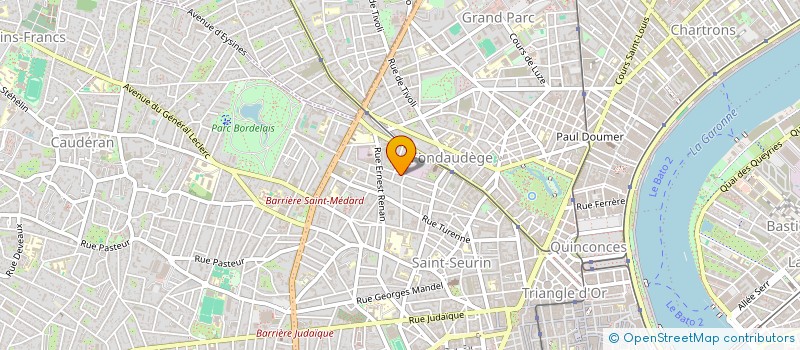 localisation de l'entreprise POM à BORDEAUX