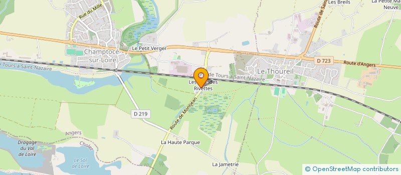 localisation de l'entreprise POM  CHAMPTOCE-SUR-LOIRE