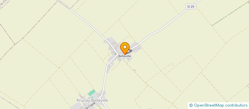 localisation de l'entreprise POM AGRI  PRUNAY-BELLEVILLE