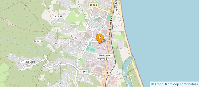 localisation de l'entreprise POM'ALLIUM à BASTIA