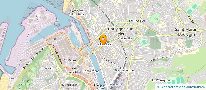 localisation de l'entreprise POM'CANNELLE à BOULOGNE-SUR-MER