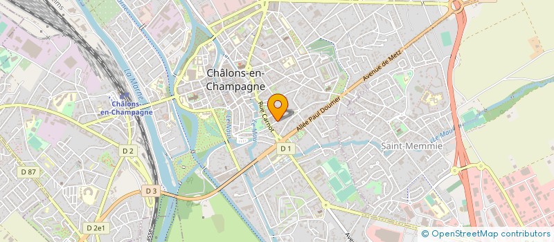 localisation de l'entreprise POM CANNELLE CRECHE ET HALTE à CHALONS-EN-CHAMPAGNE