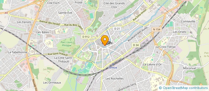 localisation de l'entreprise POM & CO à DREUX