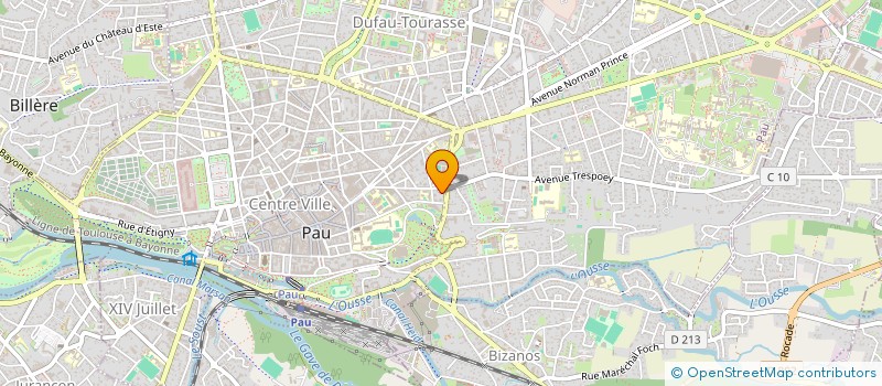 localisation de l'entreprise POM CONSULTING à PAU