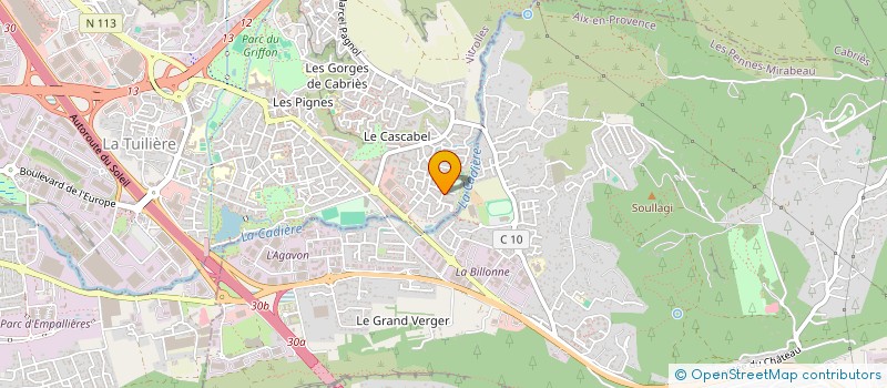 localisation de l'entreprise POM'CUT à VITROLLES