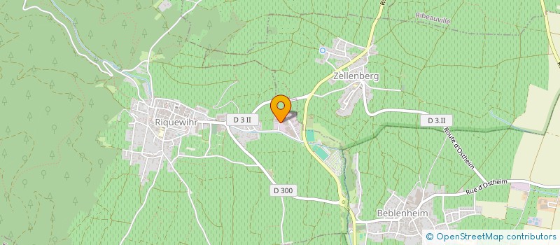 localisation de l'entreprise POM D'ALSACE BIO  RIQUEWIHR