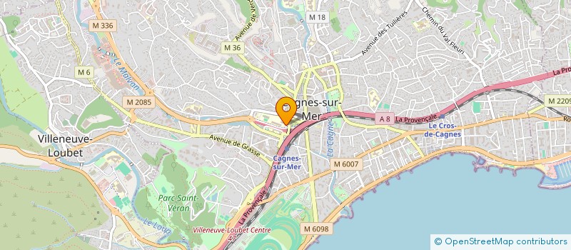 localisation de l'entreprise POM'D'API  CAGNES-SUR-MER