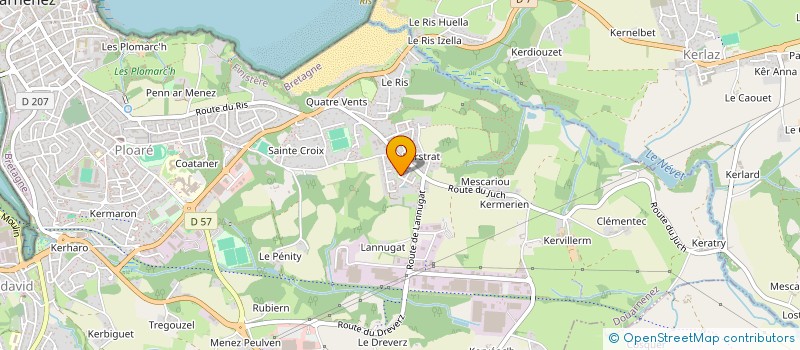 localisation de l'entreprise POM D'API DZ à DOUARNENEZ