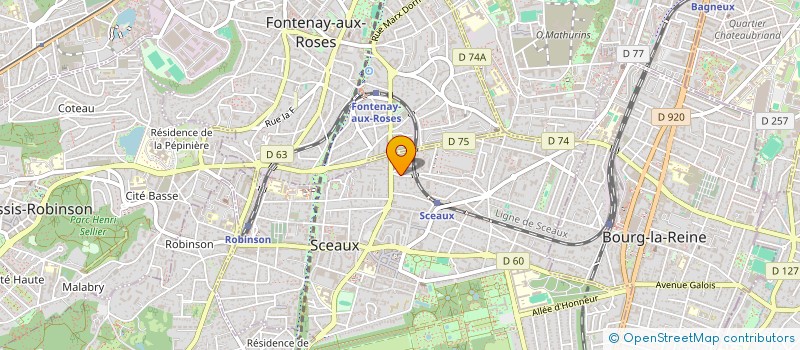localisation de l'entreprise POM D'API SCEAUX à SCEAUX