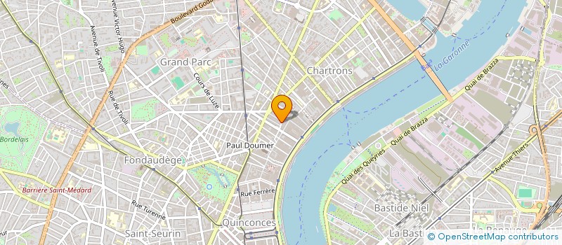 localisation de l'entreprise POM D'OR  BORDEAUX