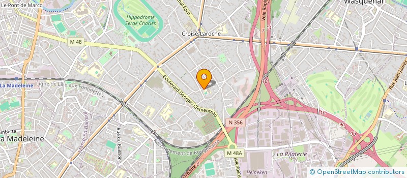 localisation de l'entreprise POM DATABASE CONSULTING à MARCQ-EN-BARŒUL