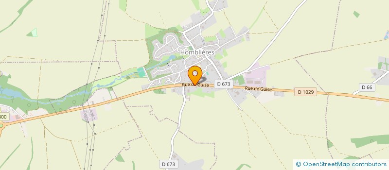 localisation de l'entreprise POM DE L'ABBAYE  HOMBLIERES