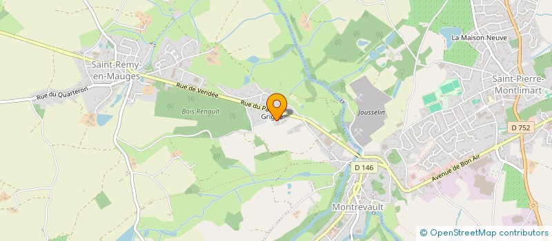 localisation de l'entreprise POM'DU BELLAY  MAUGES-SUR-LOIRE