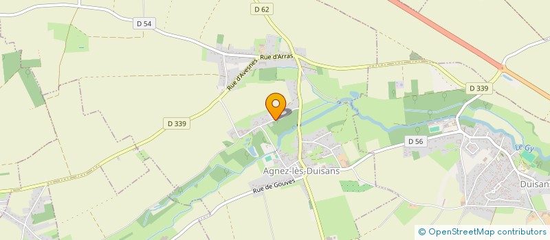 localisation de l'entreprise POM' DU GY  AGNEZ-LES-DUISANS