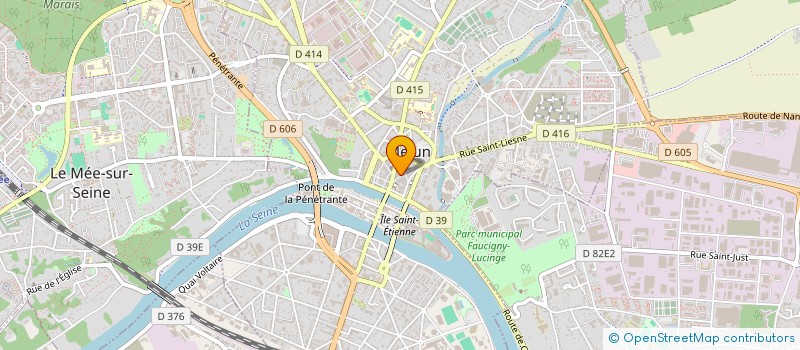 localisation de l'entreprise POM'FEVER à MELUN