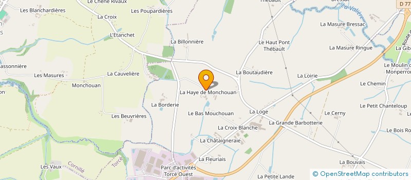 localisation de l'entreprise POM'HAIRIES  ETRELLES