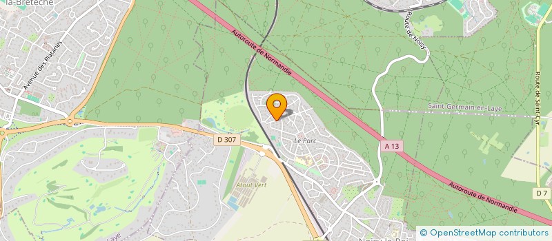 localisation de l'entreprise POM HOLDING  NOISY-LE-ROI