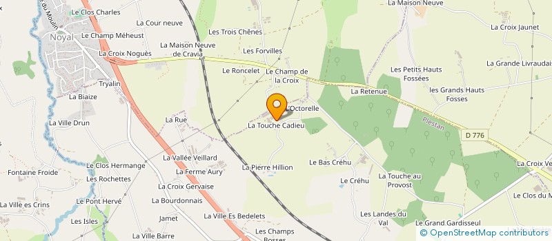 localisation de l'entreprise POM&MUSETTE  PLESTAN