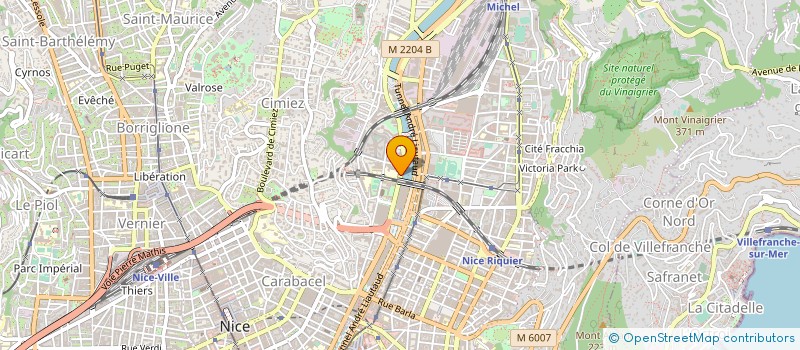 localisation de l'entreprise POM'PIC à NICE