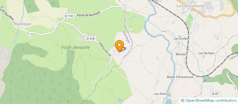 localisation de l'entreprise POM POMME  VEYNES