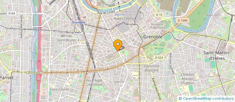 localisation de l'entreprise POM PROGRESS  GRENOBLE