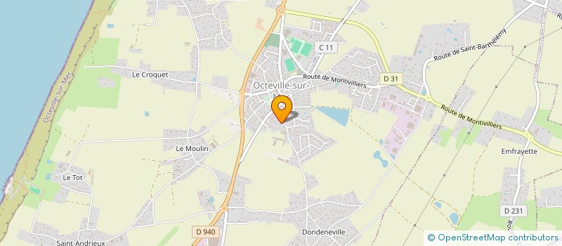 localisation de l'entreprise POM' ROM'  OCTEVILLE-SUR-MER