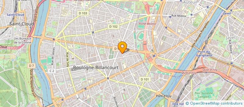 localisation de l'entreprise POM-TOM à BOULOGNE-BILLANCOURT