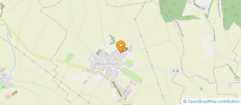 localisation de l'entreprise POM'UNION  BOUZINCOURT