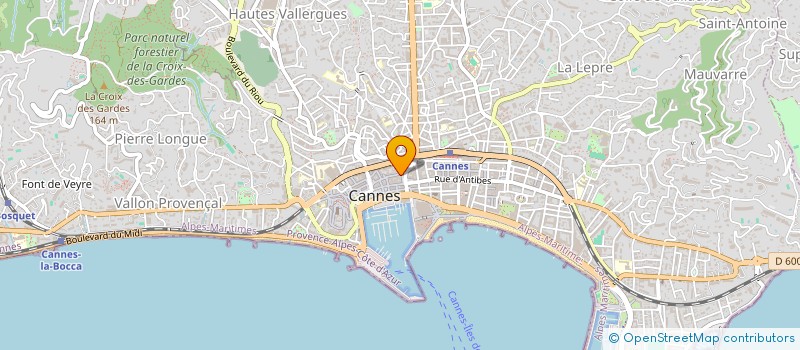 localisation de l'entreprise POMA à CANNES