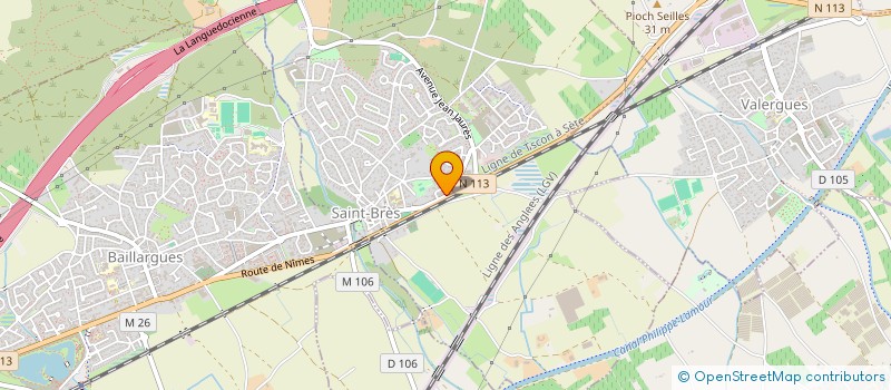 localisation de l'entreprise POMA  SAINT-BRES