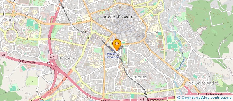 localisation de l'entreprise POMA à AIX-EN-PROVENCE