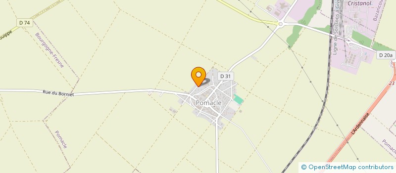 localisation de l'entreprise POMACLE INVEST  POMACLE